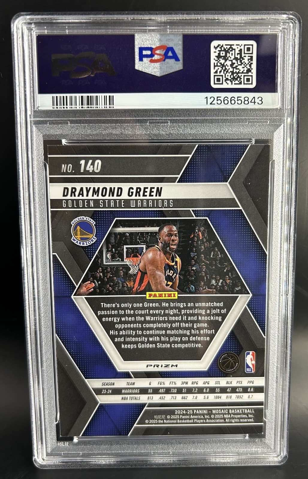 2024 Mosaic Draymond Green Honeycomb SP Case Hit. PSA 9 MINT. Pop 2!