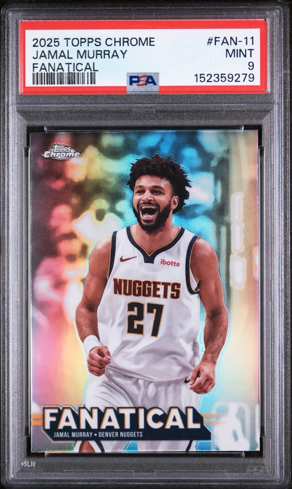2025-26 Topps Chrome - Fanatical Jamal Murray #FAN-11. PSA 9 MINT
