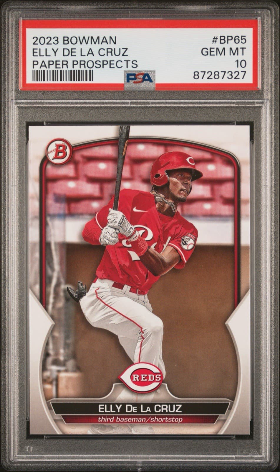 2023 Bowman - Prospects Elly De La Cruz #BP-65. PSA 10 GEM MT.