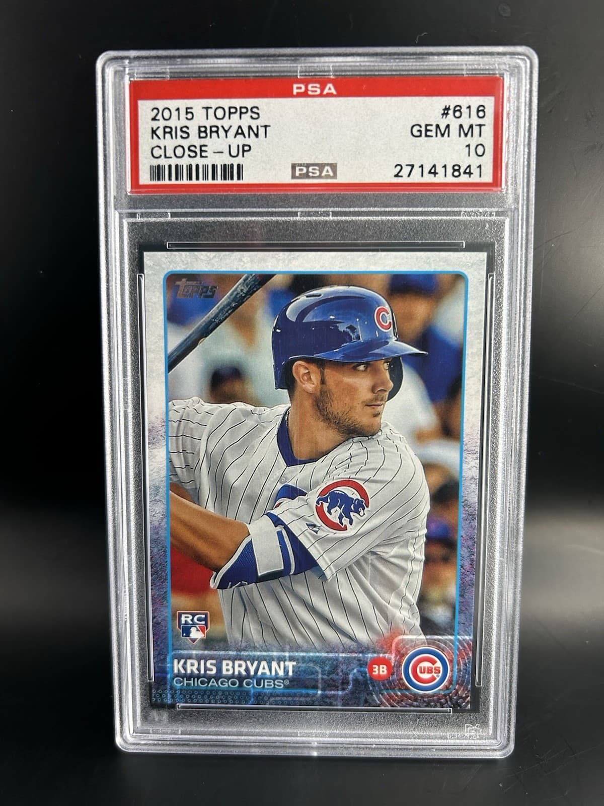 2015 Topps - Kris Bryant #616 Close - Up (RC). PSA 10!