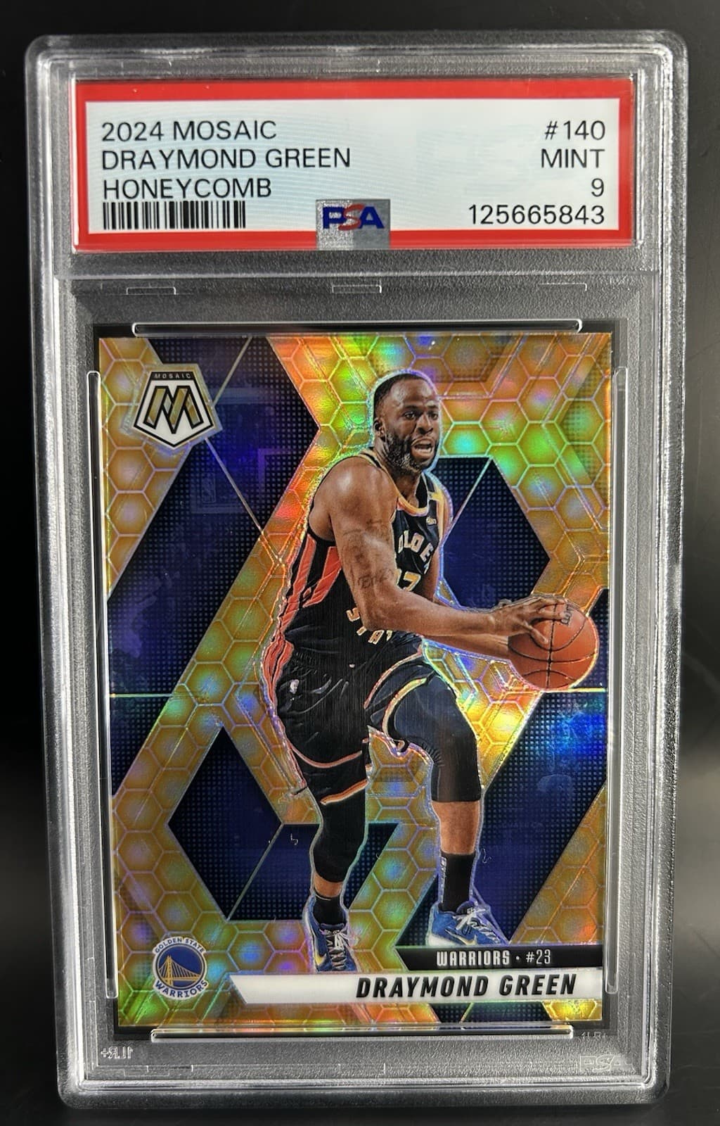 2024 Mosaic Draymond Green Honeycomb SP Case Hit. PSA 9 MINT. Pop 2!