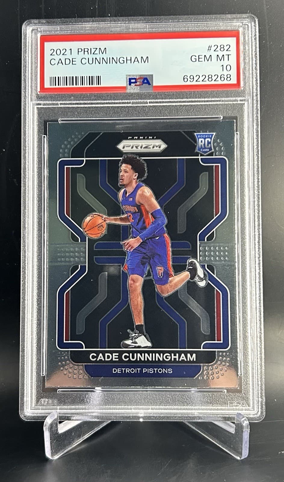 2021-22 Panini Prizm - Cade Cunningham #282 (RC). PSA 10 GEM MT