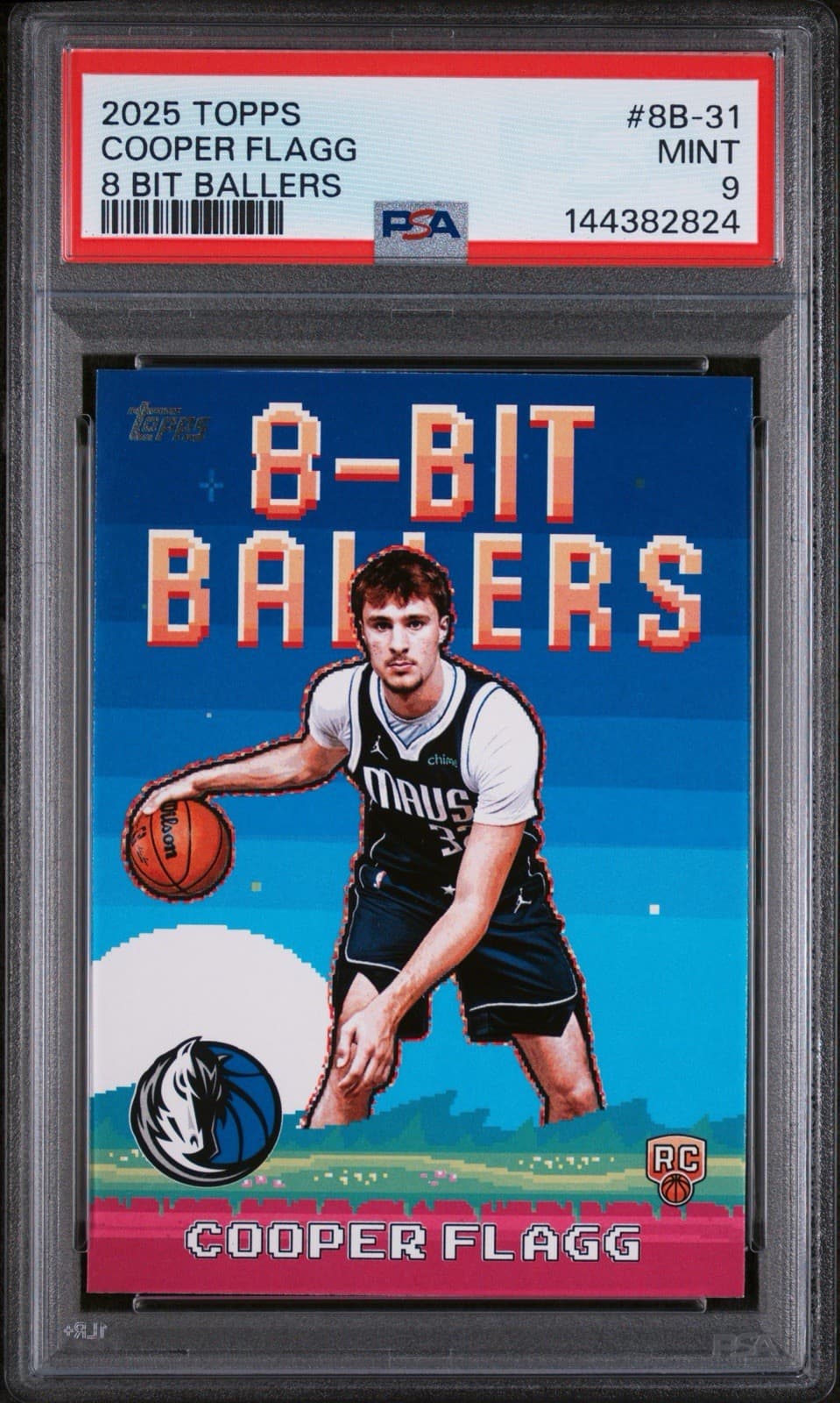 2025-26 Topps - 8-Bit Ballers Cooper Flagg #8B-31 (RC). PSA 9 MINT